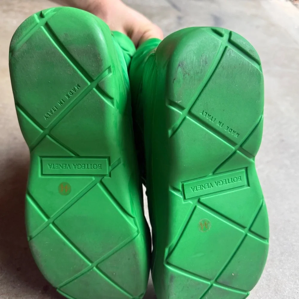 Bottega Veneta Puddle Bomber Boot's Green Mens 44